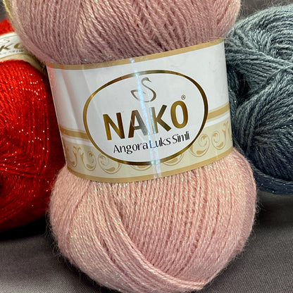 alt
NAKO ANGORA LUX SIMLI yarn with shimmer - 550m 100g