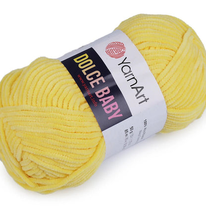 Fil Yarn Art Dolce Baby-Zefira jaune 85 m 50 g #761
