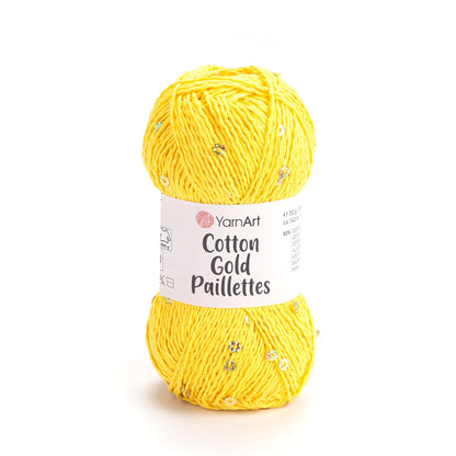 Image avec le fil YarnArt Cotton Gold Paillettes à paillettes - 50g / 140m – disponible chez Šarlotes audumi