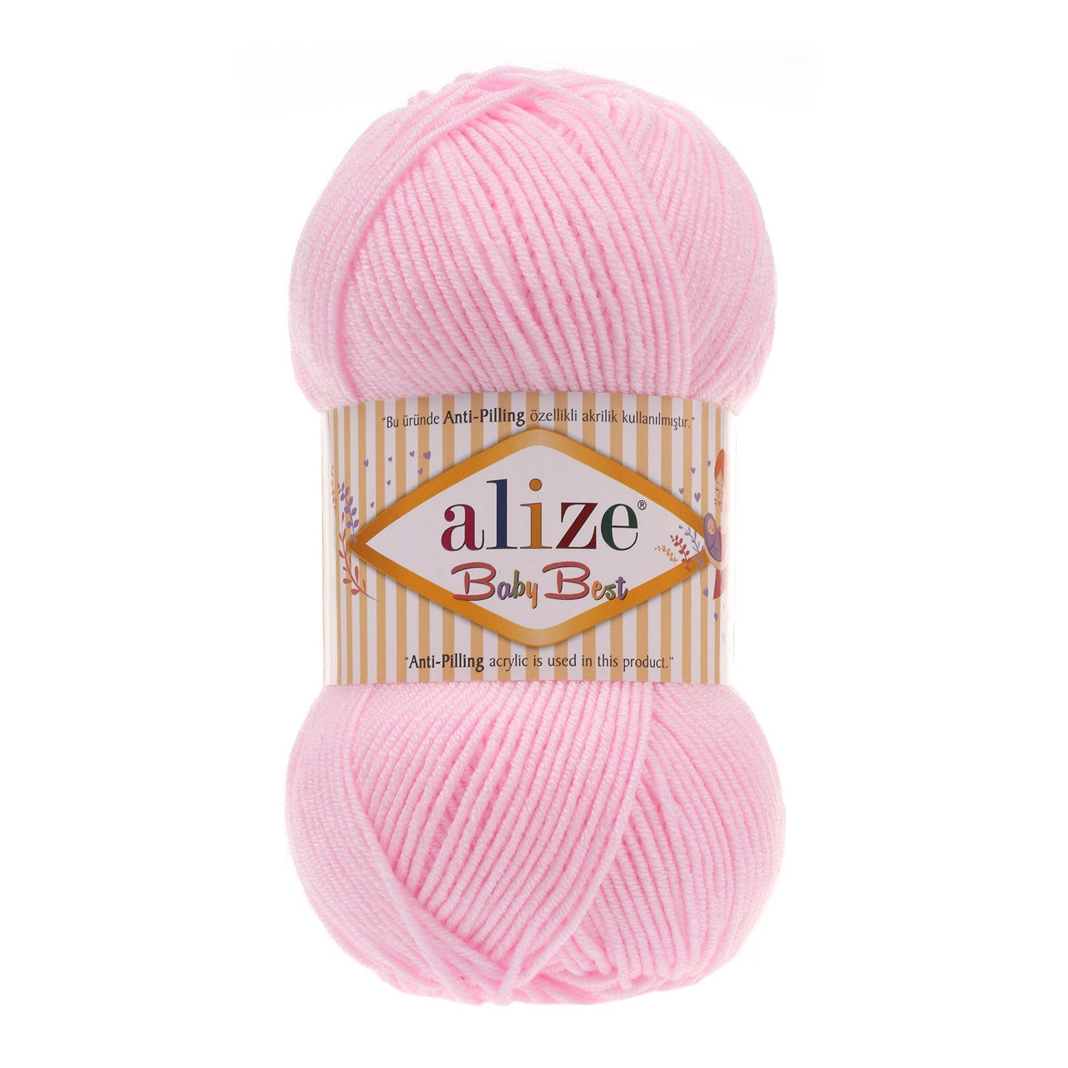Attēls ar Dzijas Alize Baby Best - 100g / 240m – pieejams Šarlotes audumi