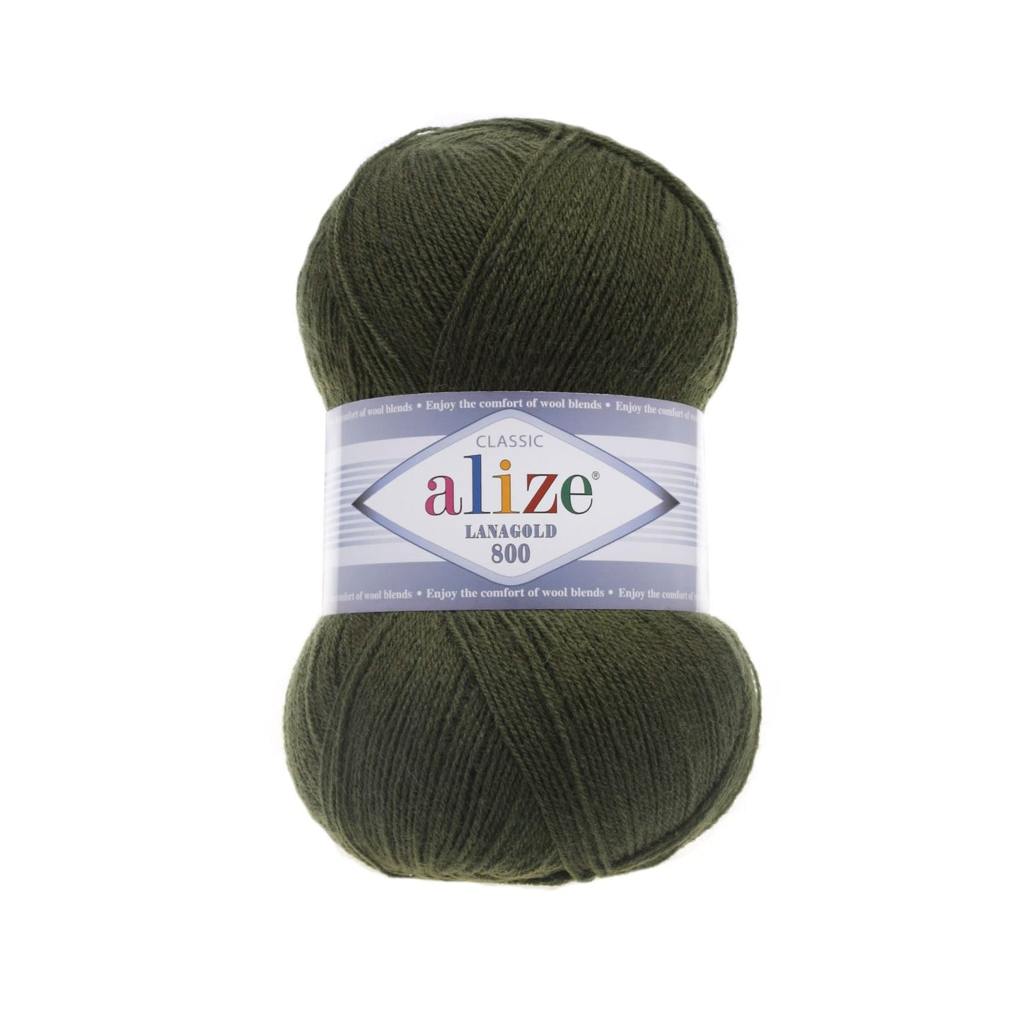 Attēls ar Dzijas Alize Lanagold 800 - 100g / 730m – pieejams Šarlotes audumi