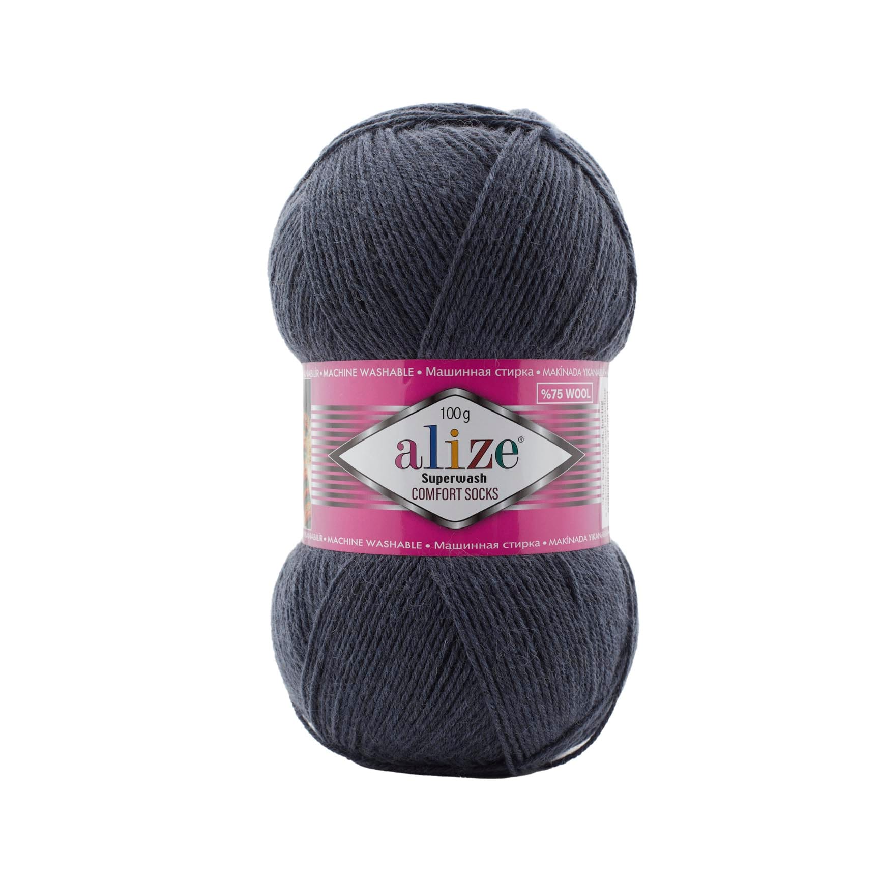 Attēls ar Dzijas Alize Superwash Comfort - 100g / 420m – pieejams Šarlotes audumi