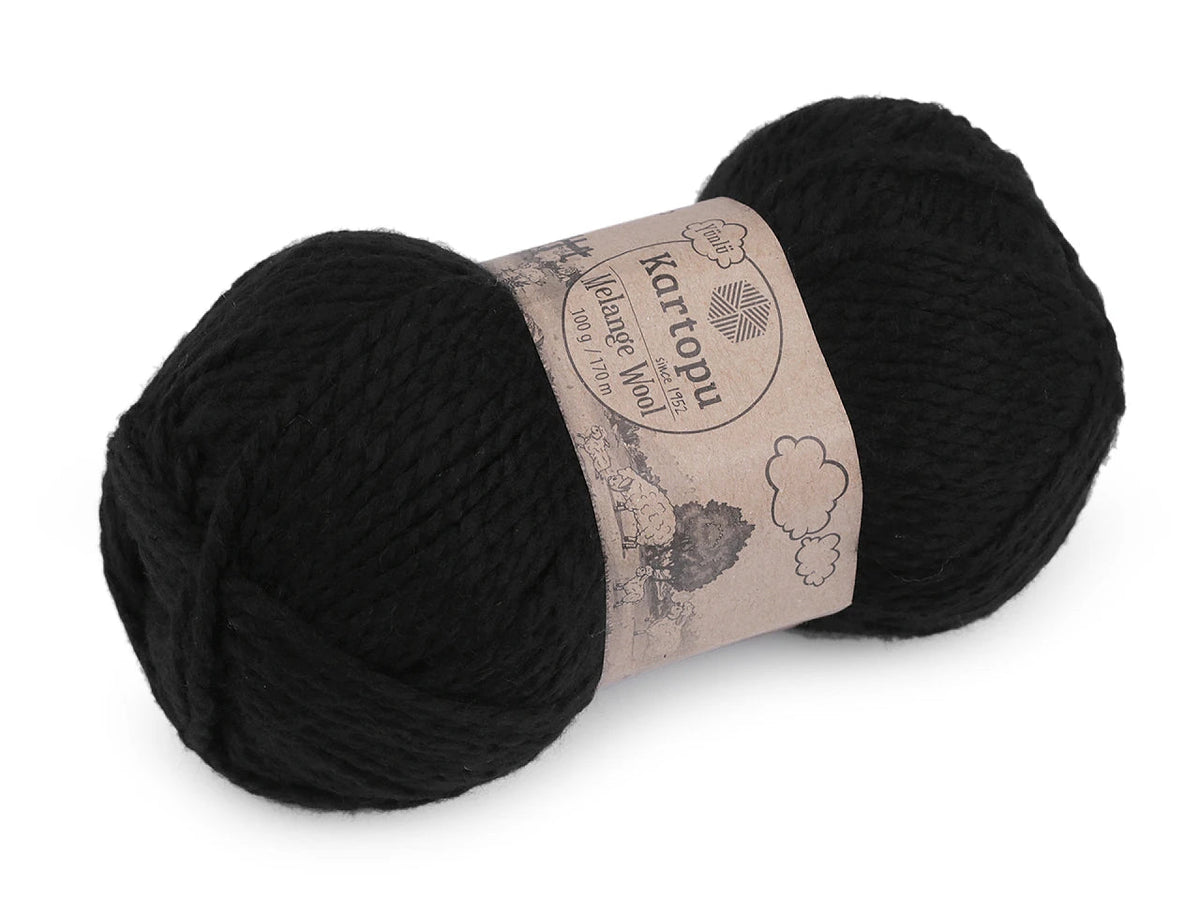 Bild von Garn mit Wolle KARTOPU MELANGE WOOL 100 g / 170 m – online erhältlich bei Šarlotes audumi