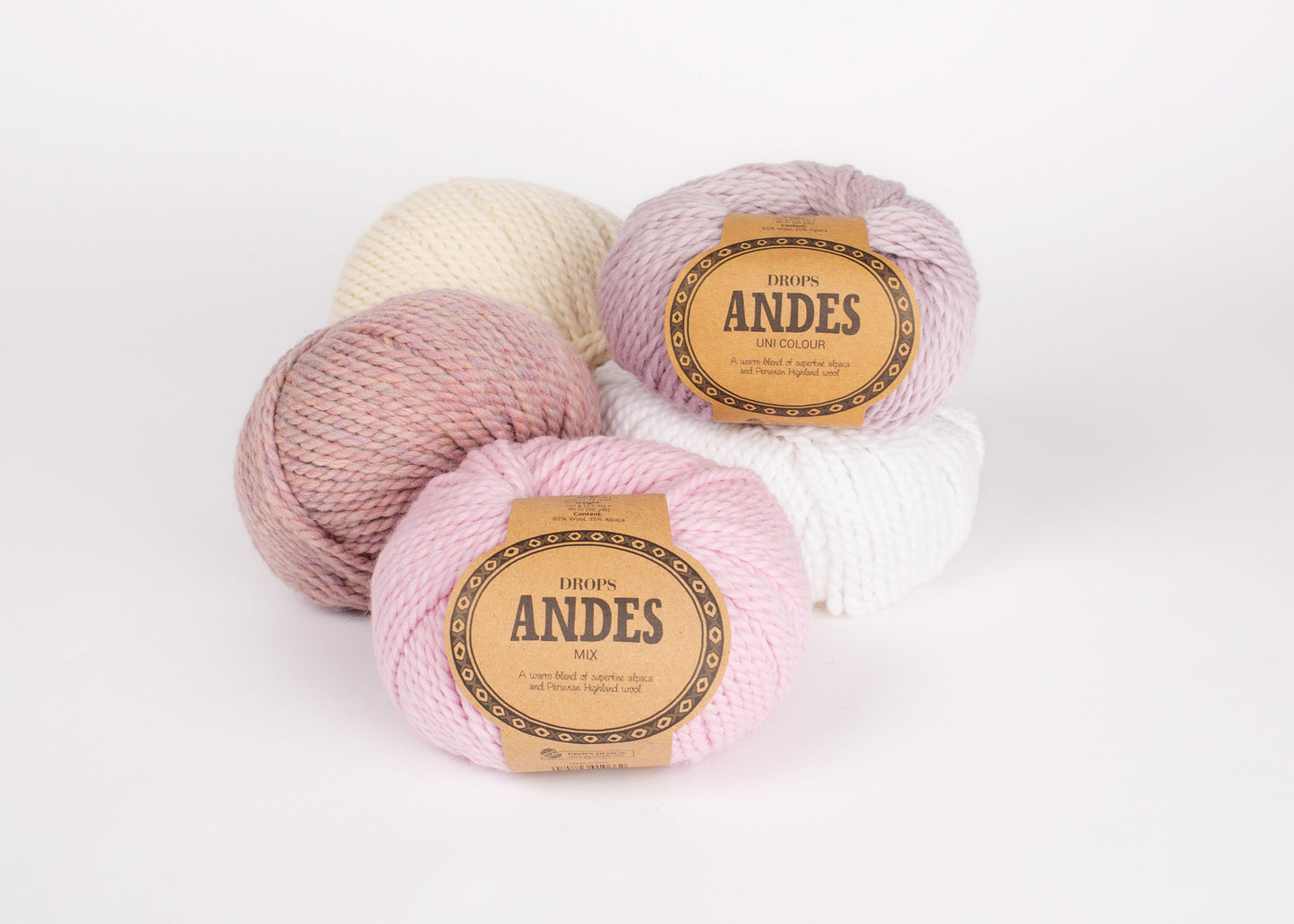 Attēls ar Dzijas DROPS Andes - 100 g / 90 m – pieejams Šarlotes audumi