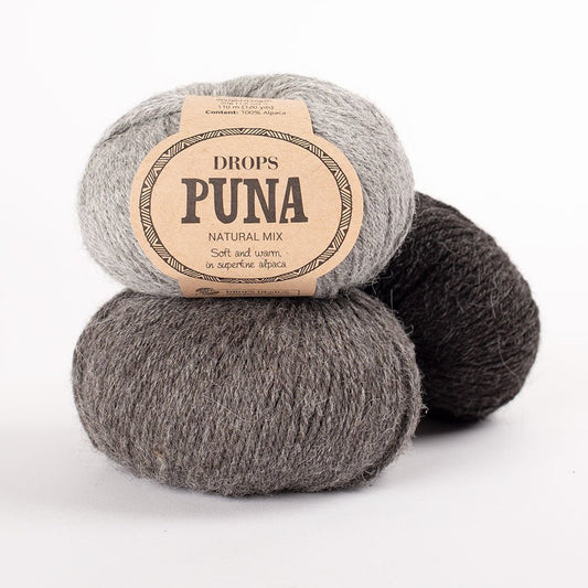Bild von DROPS Puna-Garn – 50 g / 110 m, online erhältlich bei Šarlotes audumi
