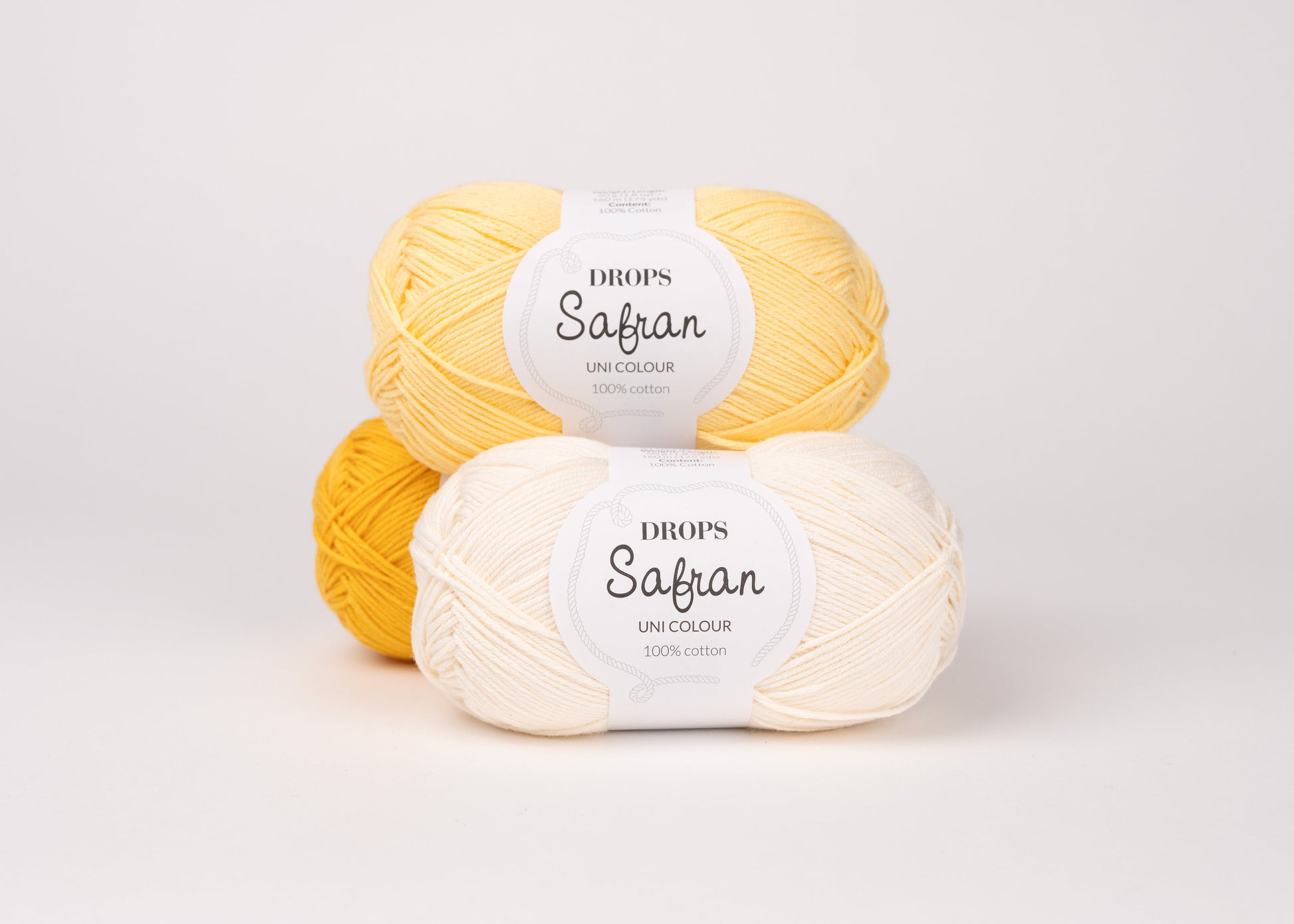 Image de la laine DROPS Safran - 50 g / 160 m – disponible chez Šarlotes audumi