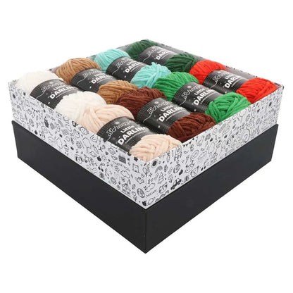 Image du lot de fils Scheepjes Little Darling, assortiment de couleurs 8×25g – Farm Friends 24665 – disponible chez Šarlotes audumi
