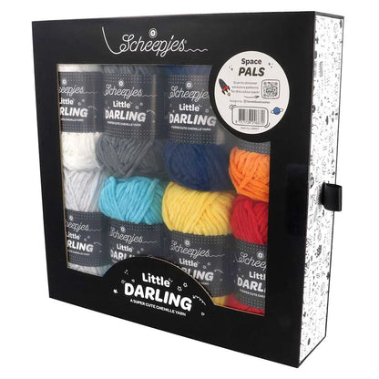 Image du lot de fils Scheepjes Little Darling, assortiment de couleurs 8×25 g – Farm Friends 24667 – disponible chez Šarlotes audumi