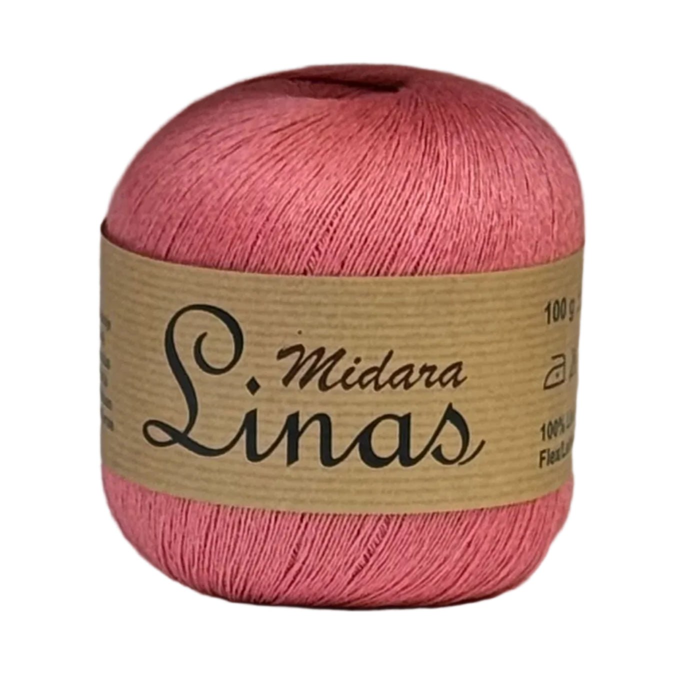 Image de fils de lin Midara Linas – 100 g/600 m – disponibles chez Šarlotes audumi