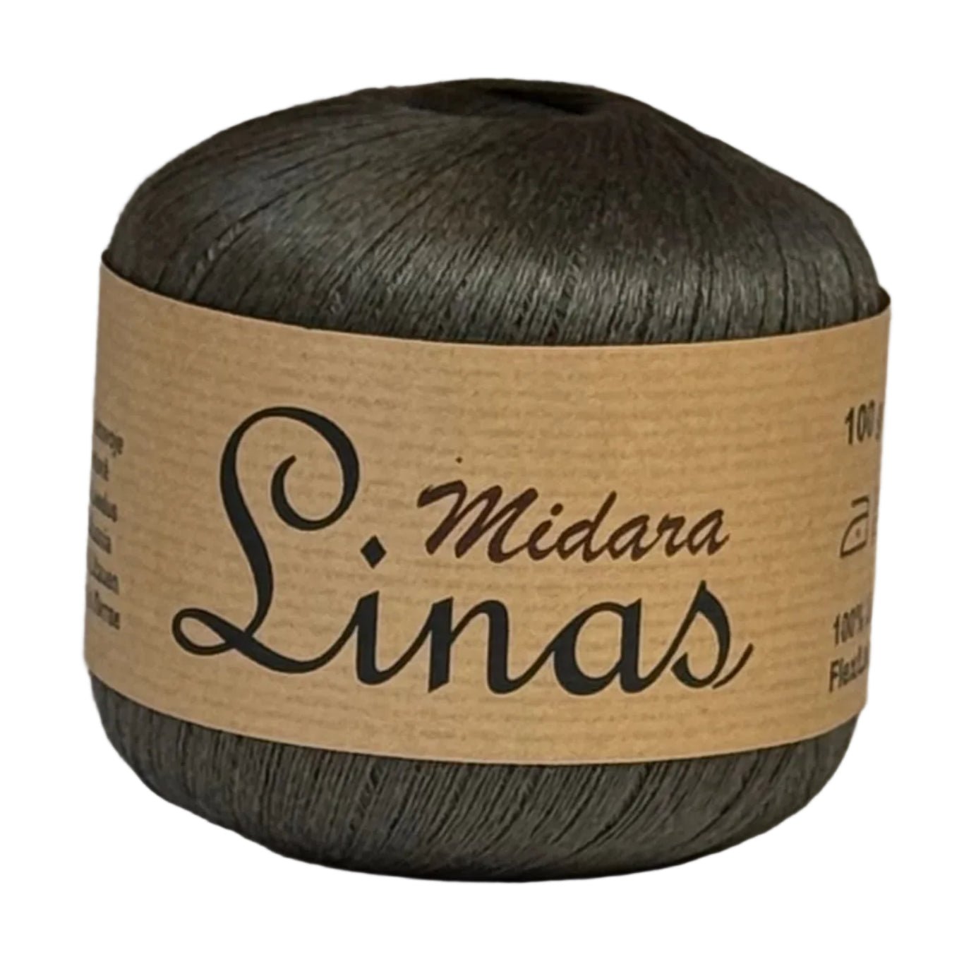 Image de fils de lin Midara Linas – 100 g/600 m – disponible chez Šarlotes audumi