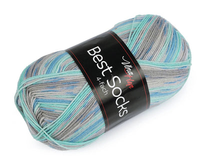 Attēls ar Dzijas Vlna Hep Best Socks - 100g / 420m – pieejams Šarlotes audumi