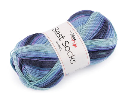 Attēls ar Dzijas Vlna Hep Best Socks - 100g / 420m – pieejams Šarlotes audumi