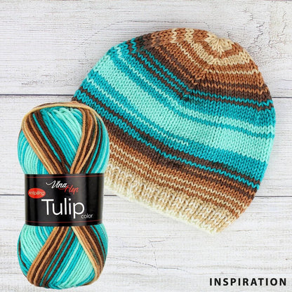 Image of Vlna Hep Tulip color yarn - 100g / 170 m – available at Šarlotes audumi