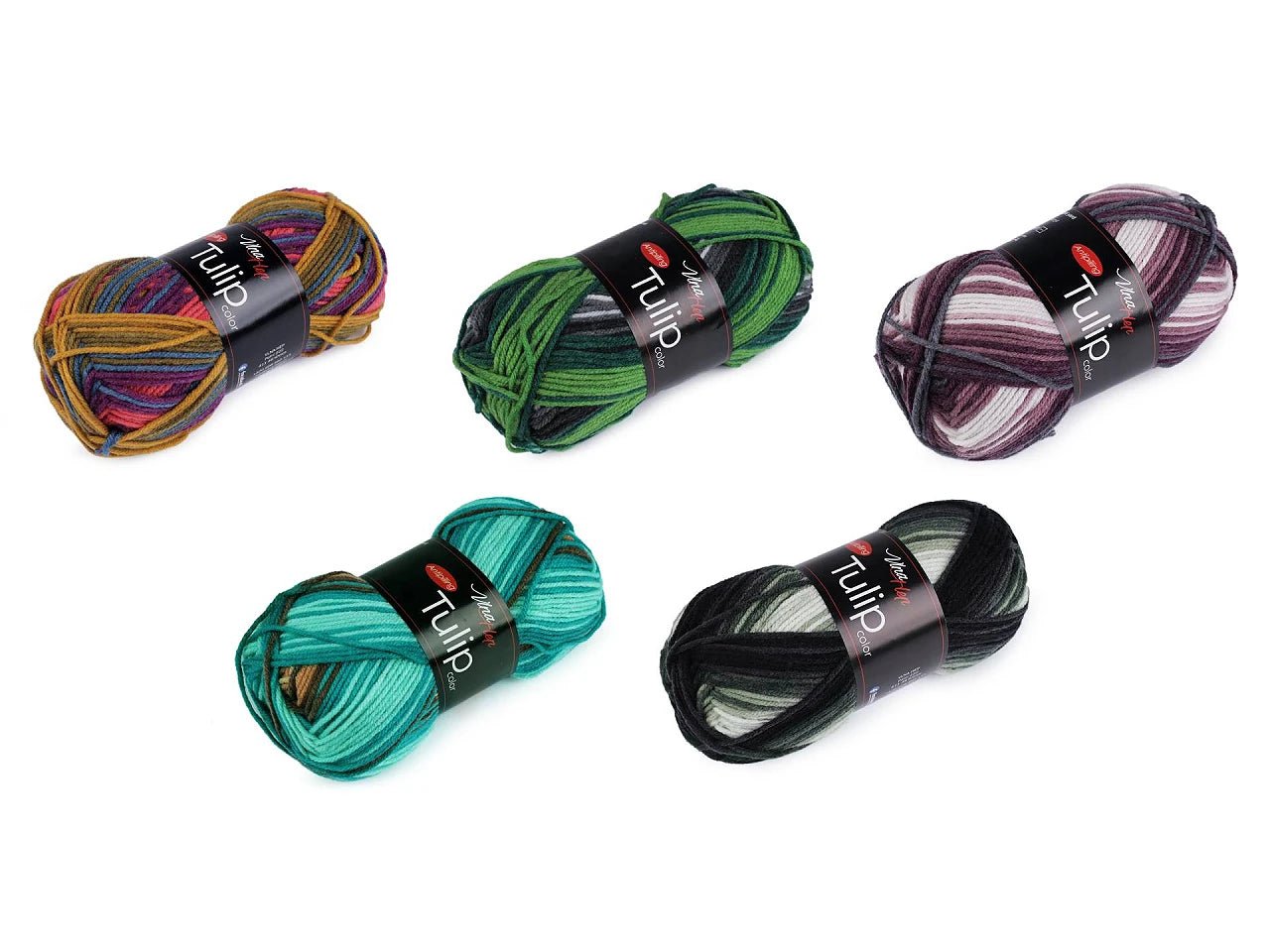 Attēls ar Dzijas Vlna Hep Tulip color - 100g / 170 m – pieejams Šarlotes audumi