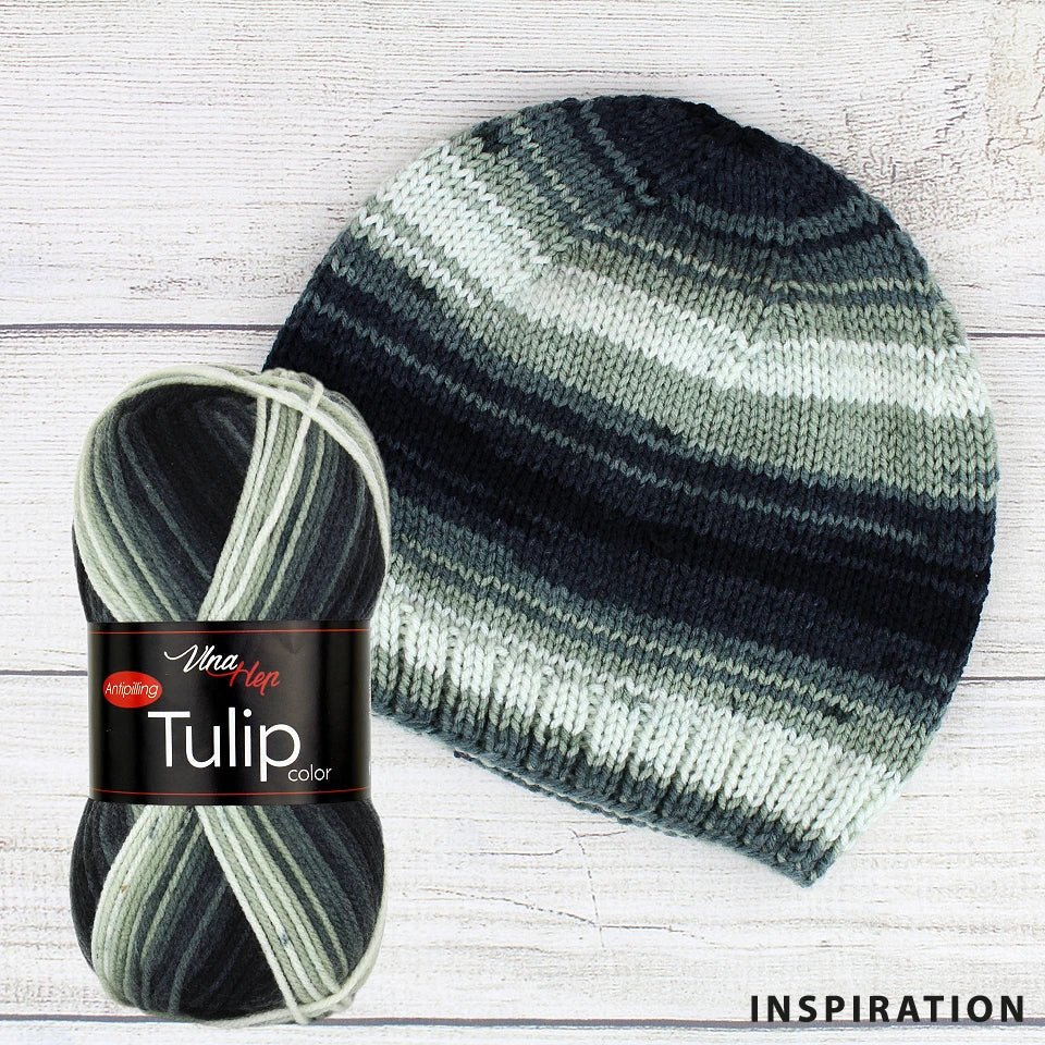 Attēls ar Dzijas Vlna Hep Tulip color - 100g / 170 m – pieejams Šarlotes audumi