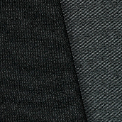 Tissu en denim avec élasthanne-noir 200 g/m²