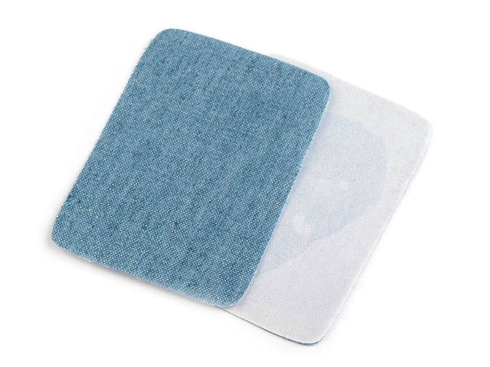 Patch en jean thermocollant 5,3 × 7,9 cm, lot de 2 pièces – disponible en ligne chez Šarlotes audumi