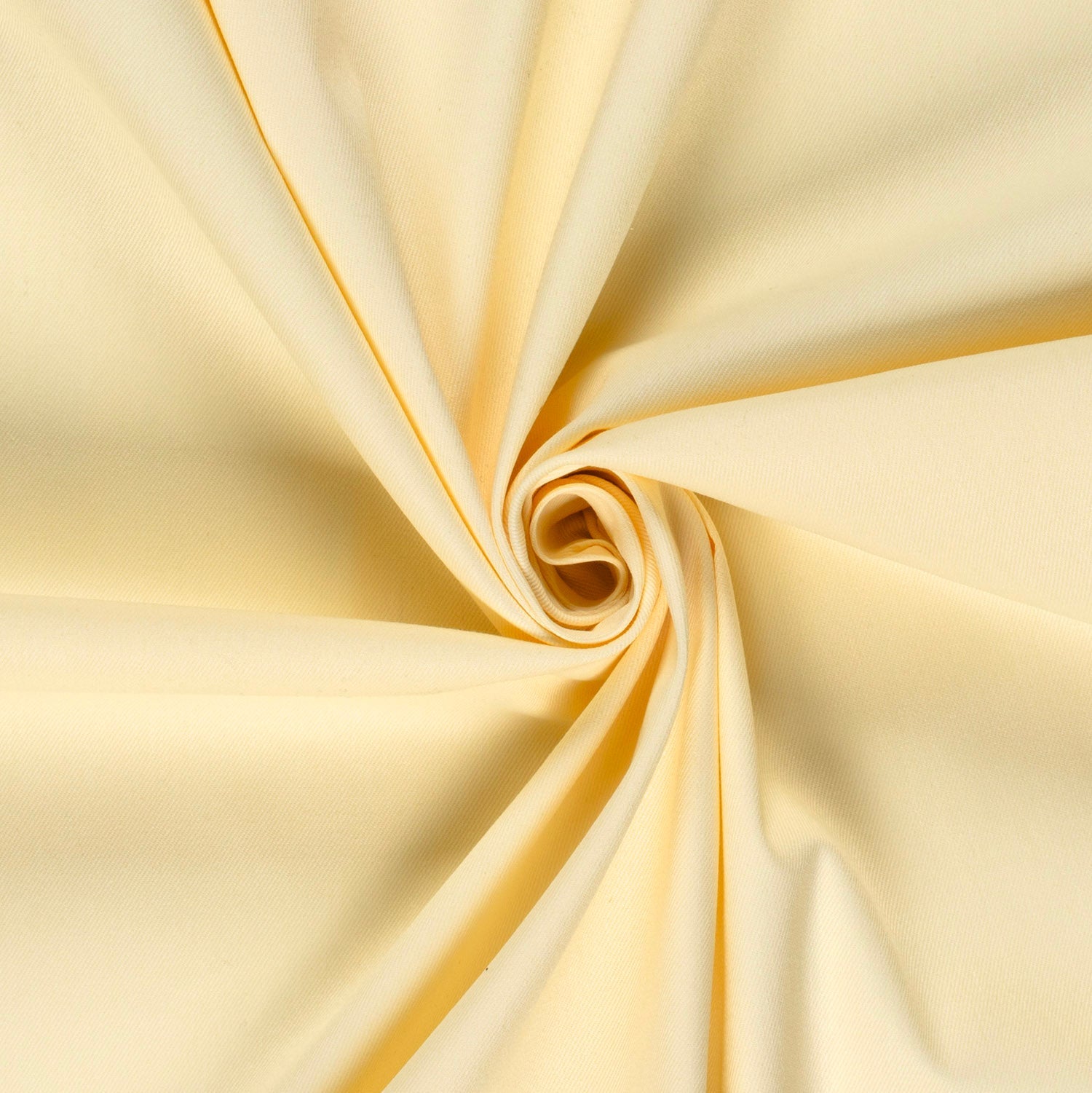 Image de tissu denim avec élasthanne - jaune 225 g/m² – disponible chez Šarlotes audumi
