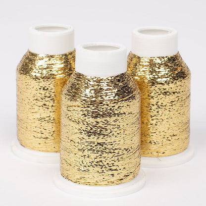 Fil à effet DROPS Glitter au brillant métallisé – 10g / 700m – disponible chez Šarlotes audumi