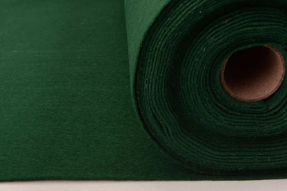 Feutre en rouleaux, doux, 1 mm - vert foncé 220 g/m²