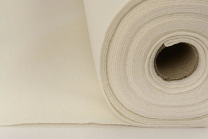 Felt fabric in rolls, soft, 1mm - vanilla 220 g/m²