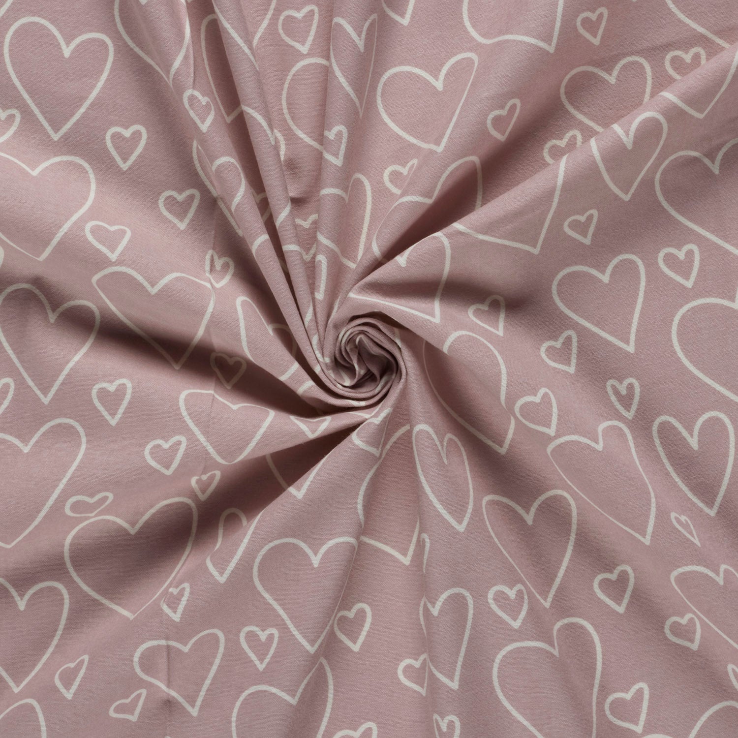 Attēls ar Flanelis - sirdis 165 g/m² – pieejams Šarlotes audumi