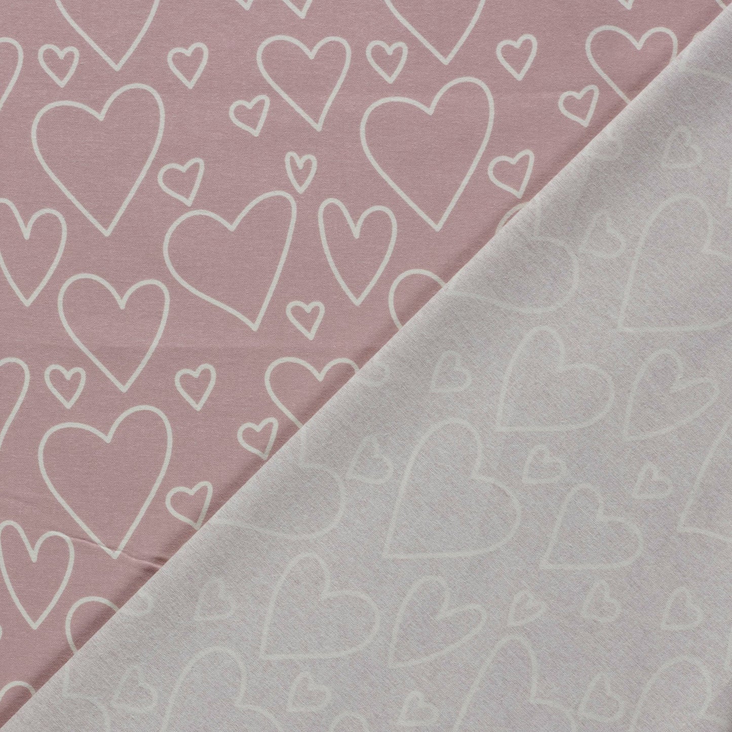 Attēls ar Flanelis - sirdis 165 g/m² – pieejams Šarlotes audumi