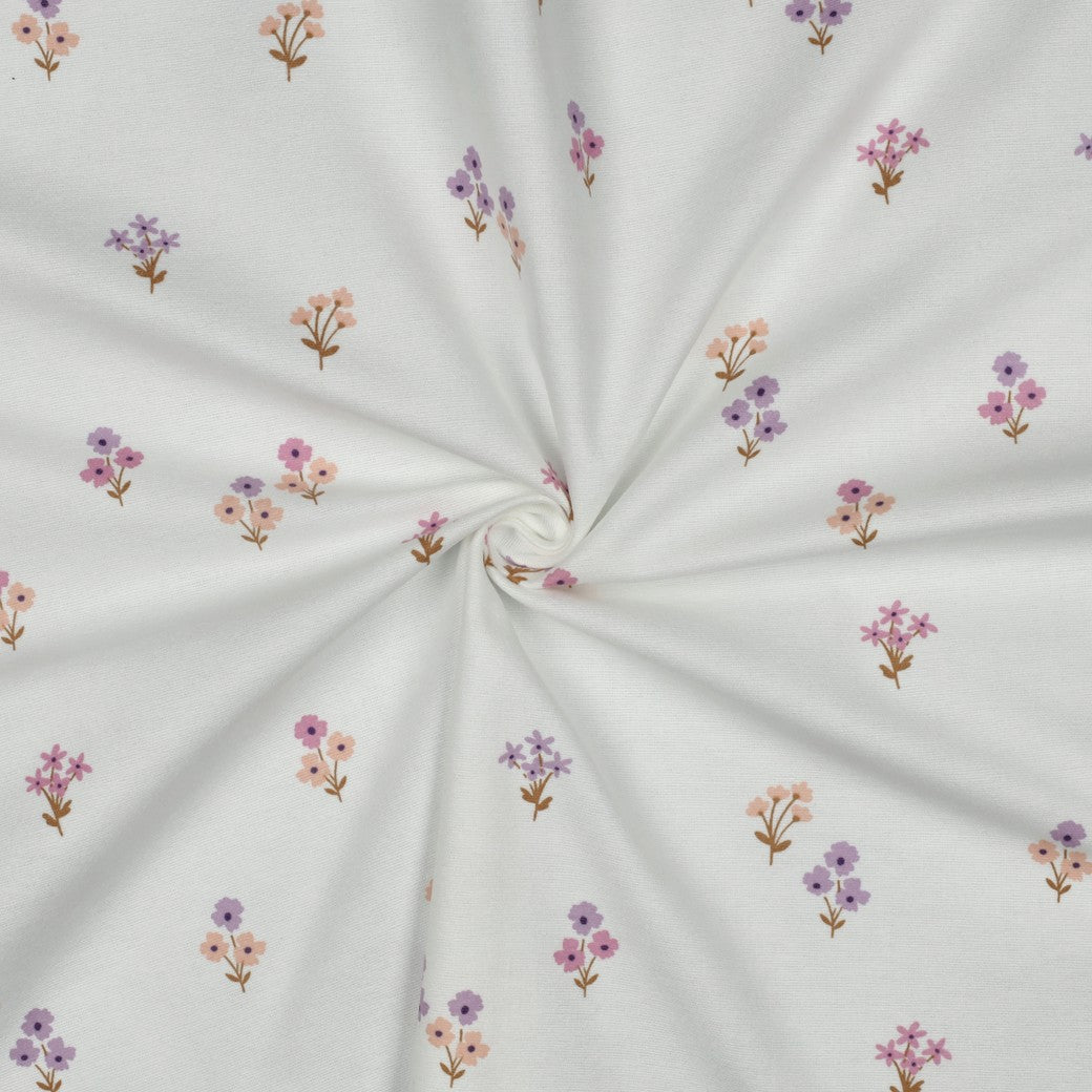 Attēls ar Flanelis - ziedi 165 g/m² – pieejams Šarlotes audumi