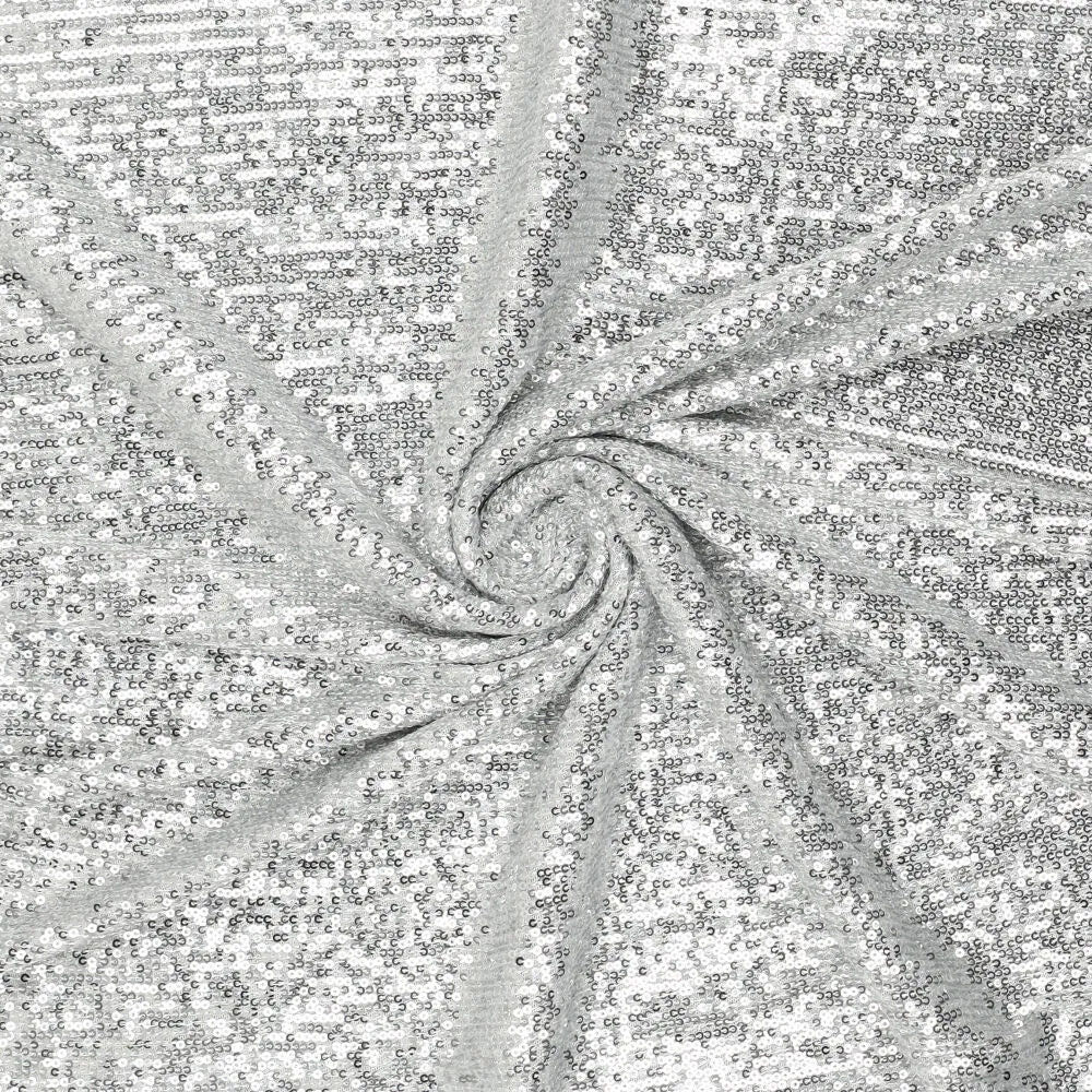 Attēls ar Fliteru audums - sudraba 285 g/m² – pieejams Šarlotes audumi