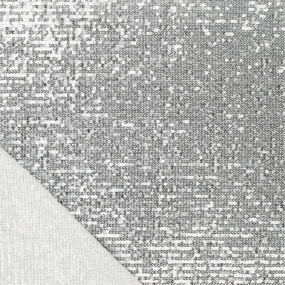 Tissu à paillettes argenté 285 g/m² – disponible chez Šarlotes audumi