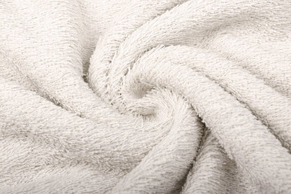 Tissu éponge blanc lait 350 g/m²