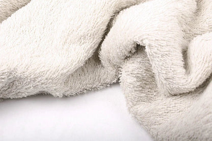 Tissu éponge - blanc lait 350 g/m²