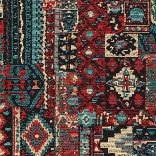 Attēls ar Gobelēns - boho raksts 360 g/m² – pieejams Šarlotes audumi