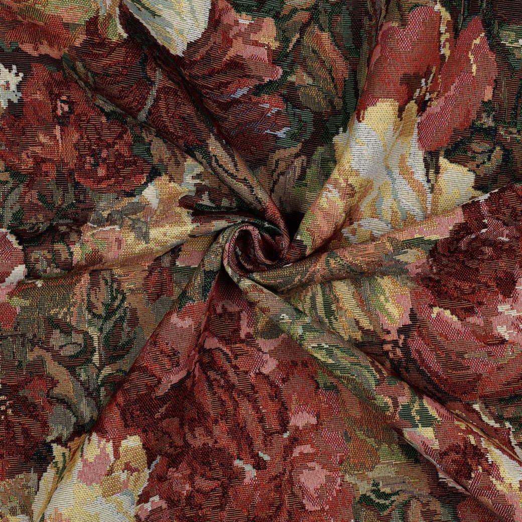 Image avec Tapisserie - pivoines roses 310 g/m² – disponible chez Šarlotes audumi