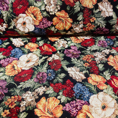 Image avec tapisserie - motif floral avec accents dorés 350 g/m² – disponible chez Šarlotes audumi