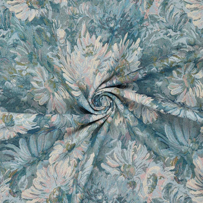 Tapisserie - fleurs de jardin bleues 260 g/m²