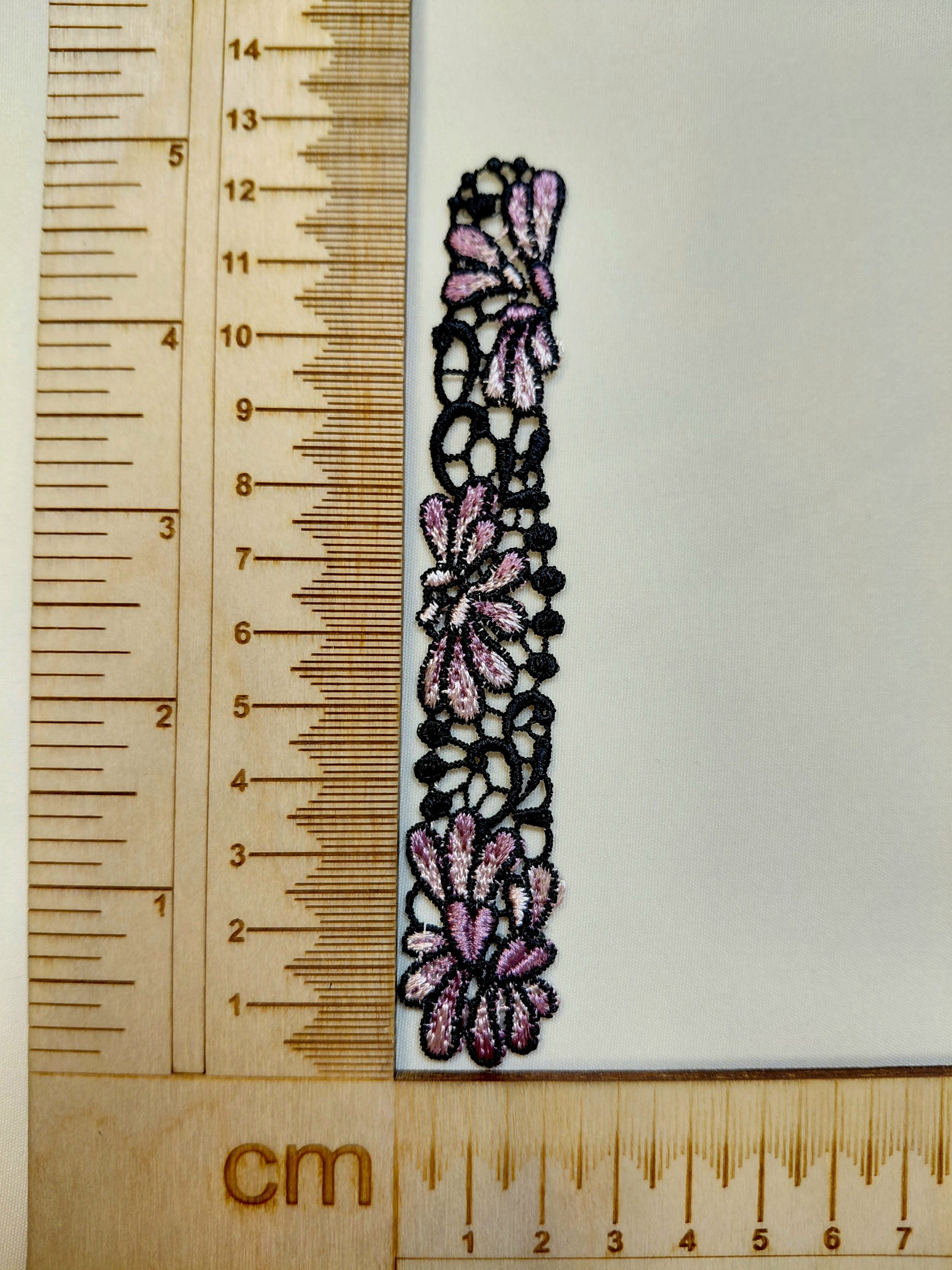 Patch/sew-on patch 12.5 x 2.2 cm – available at Šarlotes audumi