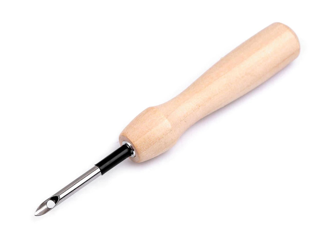 Attēls ar Izšūšanas adata ar koka rokturi (dobā) punch needle Ø3,5 mm / Ø5 mm – pieejams Šarlotes audumi