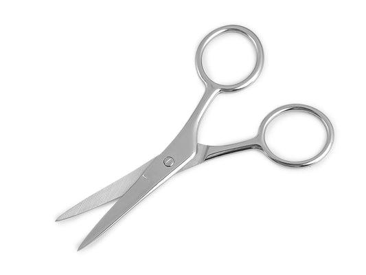 Bild der Stickschere 10 cm – aus Metall, mit geraden Klingen – online bei Šarlotes audumi erhältlich