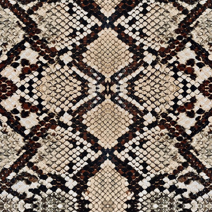 Cotton loop-knit - snakeskin