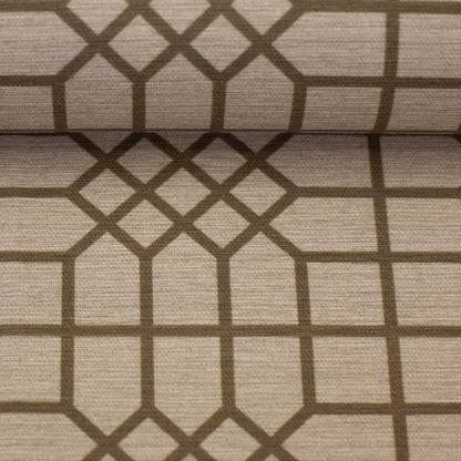 Canvas fabric - geometric pattern 220 g/m²