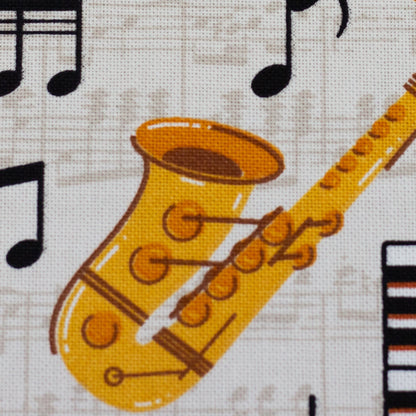 Tissu en toile – instruments de musique 200 g/m²