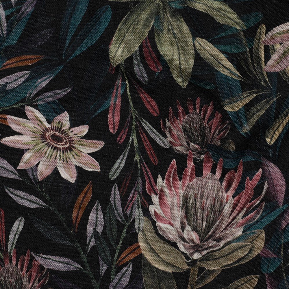 Attēls ar Kanvas audums - ziedi 225 g/m² – pieejams Šarlotes audumi