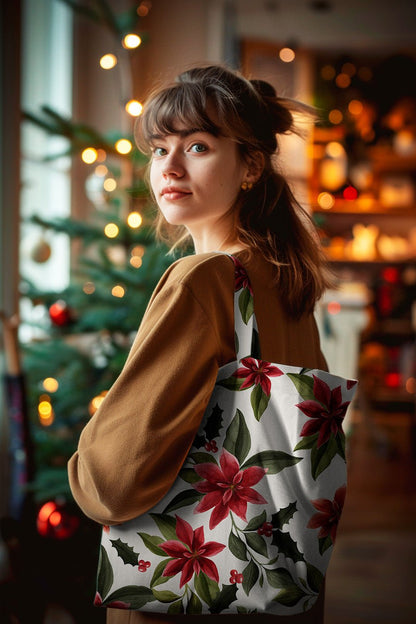 Bild mit Canvas-Stoff – Weihnachtssterne, online bei Šarlotes audumi erhältlich