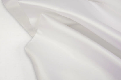 Satin pour robes de mariée - blanc 170 g/m²