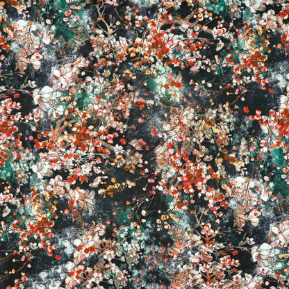 Image d’un tissu pour robe avec élasthanne - motif chiné 80 g/m² – disponible chez Šarlotes audumi