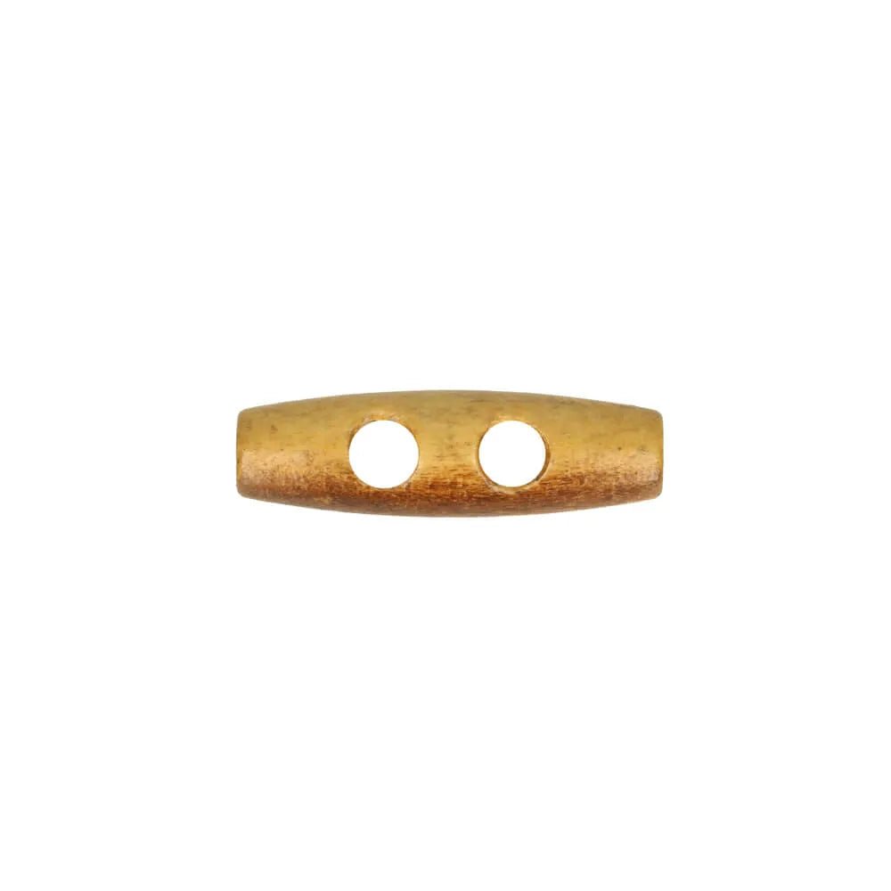 Image avec bouton de fermeture en bois (toggle), brun, 50 mm – disponible chez Šarlotes audumi