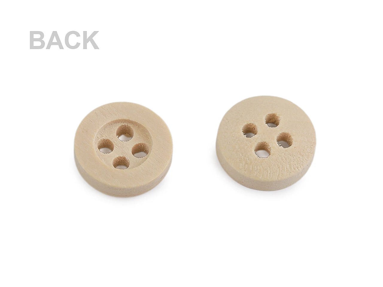 Image of wooden buttons 11 mm – available at Charlotte's Fabrics