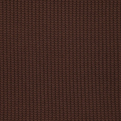 Image de maille en coton – ton chocolat 500 g/m² – disponible chez Šarlotes audumi