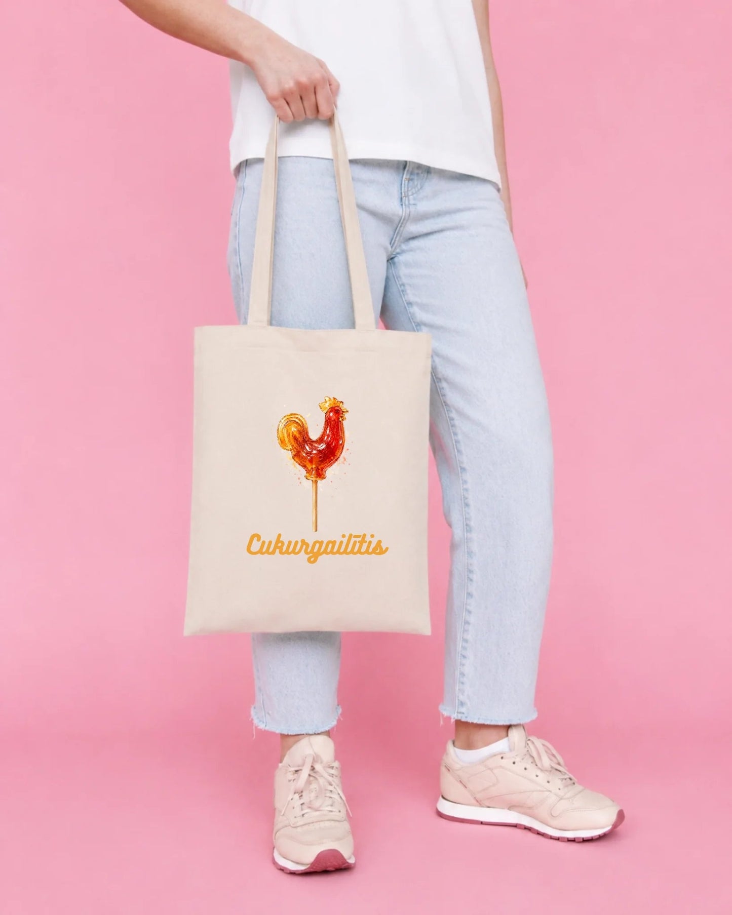 Sac en coton « Cukurgailītis » – disponible en ligne chez Šarlotes audumi